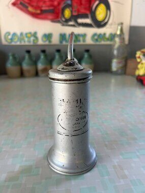 Vtg Oiler Eagle Finger Pump Oil Can Adjustable Spout Mechanics Tool I believe it